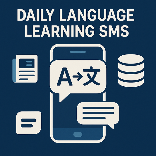 Daily Language Learning SMS